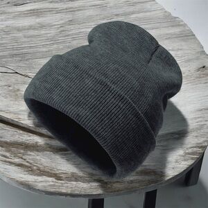 🆕Classic Dark Grey Adult Knit Beanie
